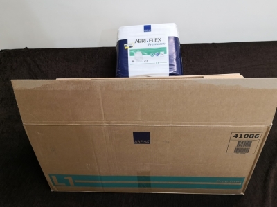 پوشک ابری فلکس L3 یک کارتن 6 بسته ای  پیک رایگان